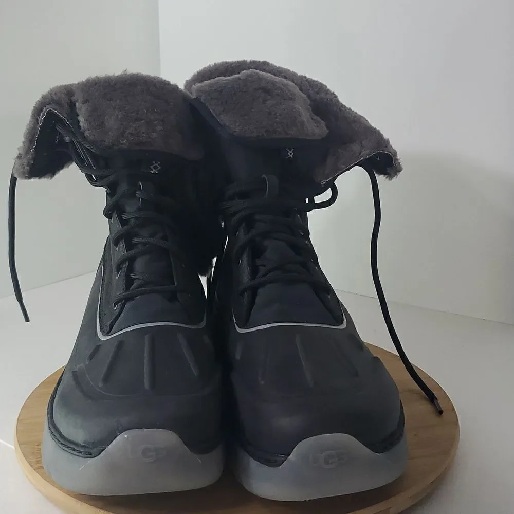 UGG Men's City Butte Weather Boot Black Size 15